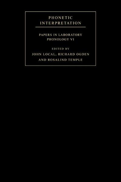 Phonetic Interpretation