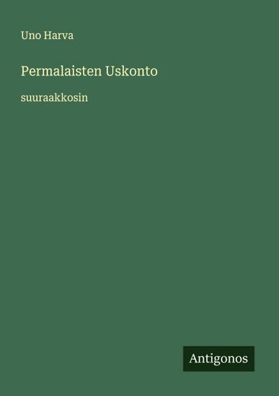 Permalaisten Uskonto
