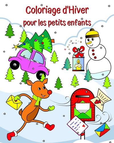 Coloriage d’Hiver pour les petits enfants