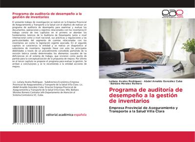 Programa de auditoría de desempeño a la gestión de inventarios