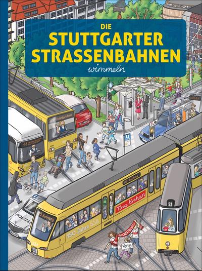 Die Stuttgarter Straßenbahnen wimmeln