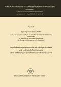 Impulsübertragungsversuche mit schräger Inzidenz und veränderlicher Frequenz über Entfernungen zwischen 1000 km und 2000 km