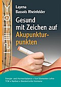 Gesund mit Zeichen auf Akupunkturpunkten