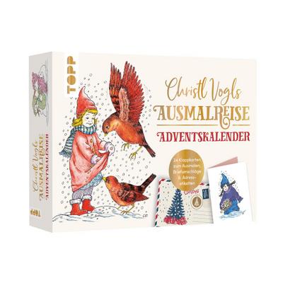 Christl Vogls Ausmalreise - der Adventskalender