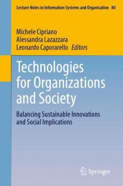 Technologies for Organizations and Society