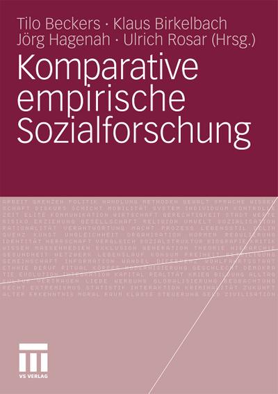 Komparative empirische Sozialforschung
