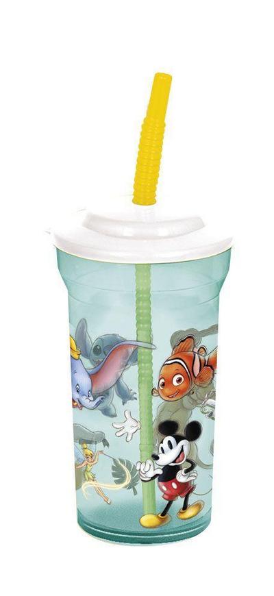 Disney 100 Trinkbecher mit Strohhalm