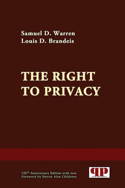 The Right to Privacy