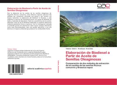 Elaboración de Biodiesel a Partir de Aceite de Semillas Oleaginosas - Tatiana Calero