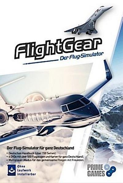 FlightGear 2020, 4 DVD-ROM