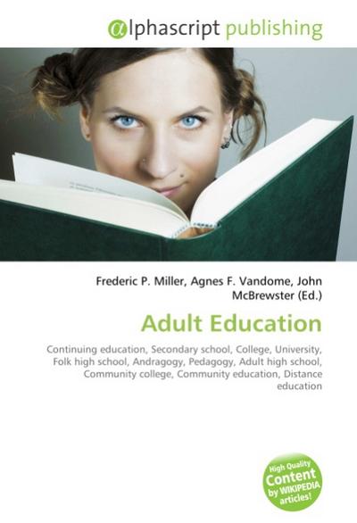 Adult Education - Frederic P. Miller