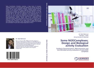 Some Ni(II)Complexes; Design and Biological activity Evaluation