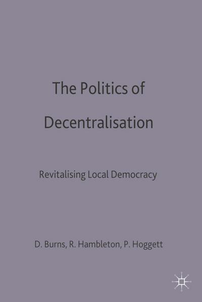 The Politics of Decentralisation