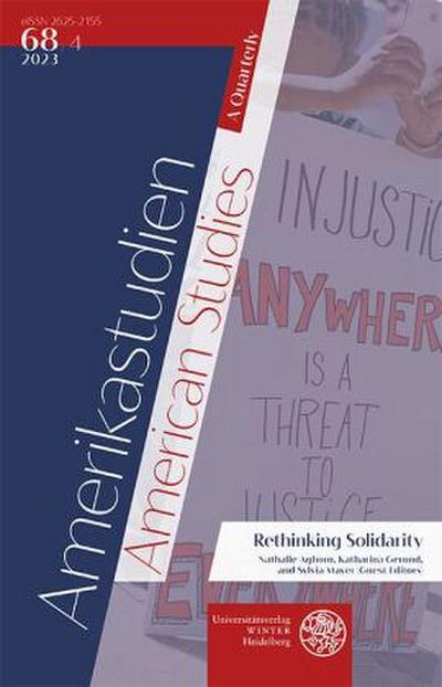 Amerikastudien / American Studies. A Quarterly. Vol. 68:4 (2023)