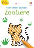 Ganz einfach ausmalen: Zootiere