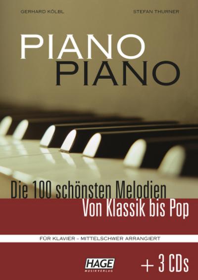Piano Piano 1 mittelschwer + 3 CDs. Bd.1