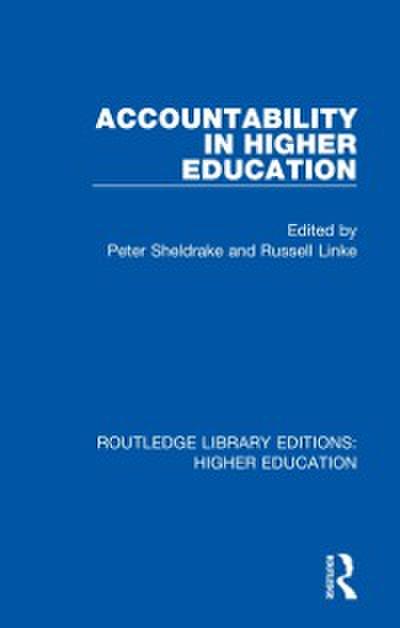 Accountability in Higher Education
