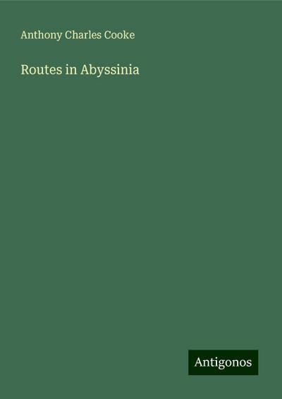 Routes in Abyssinia