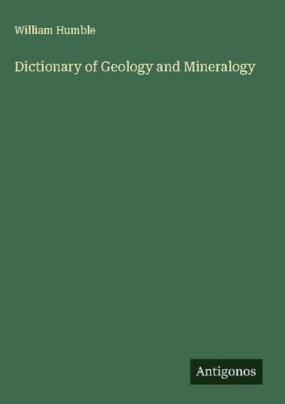 Dictionary of Geology and Mineralogy