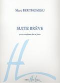 Suite brève pour saxophone altoet piano