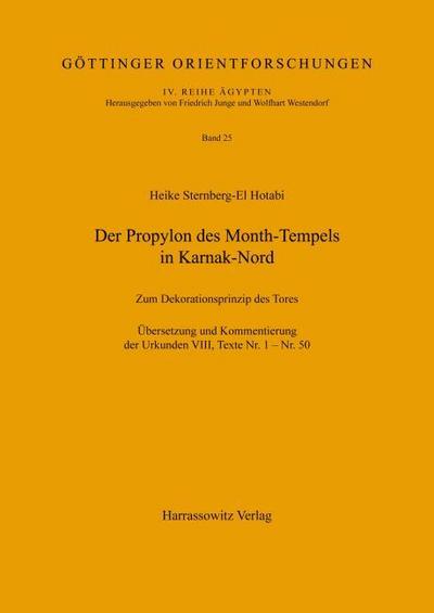 Der Propylon des Month-Tempels in Karnak-Nord