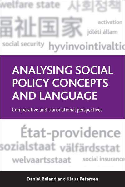 Analysing Social Policy Concepts and Language