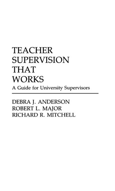 Teacher Supervision that Works
