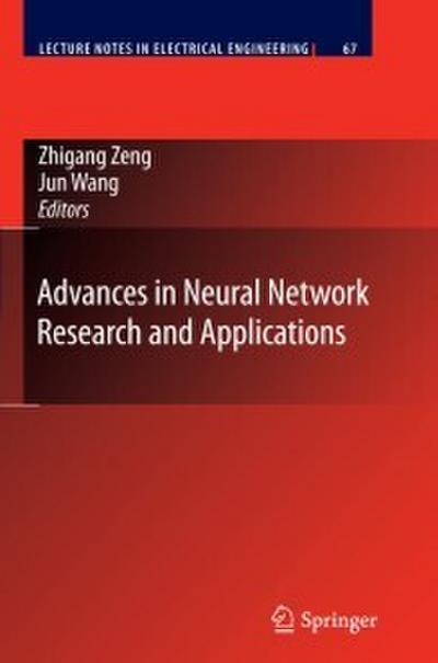 Advances in Neural Network Research and Applications