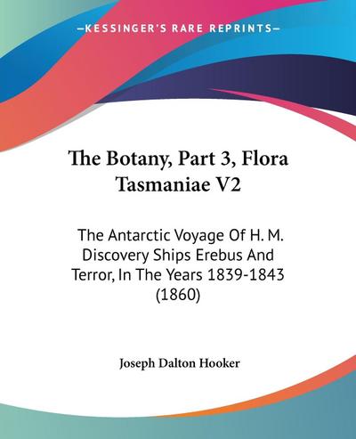 The Botany, Part 3, Flora Tasmaniae V2