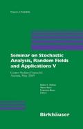 Seminar on Stochastic Analysis, Random Fields and 