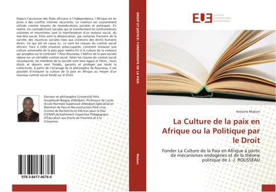 La Culture de la paix en Afrique ou la Politique par le Droit