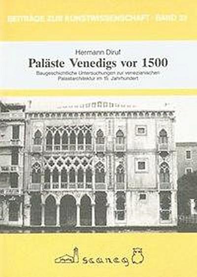 Diruf, H: Paläste Venedigs vor 1500