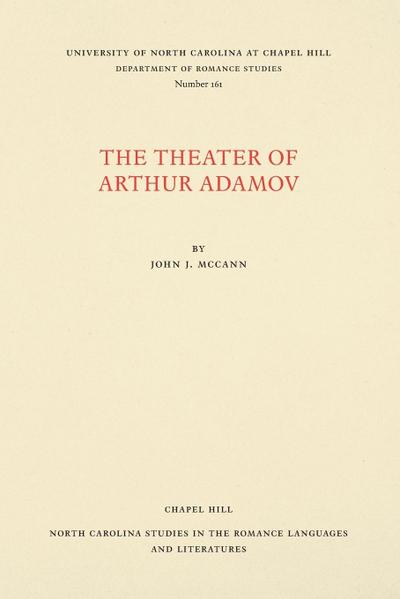 The Theater of Arthur Adamov