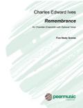 Remembrancefür Flöte, (Horn, Trompete),Flöte, Violine und Klavier, Gesang ad lib