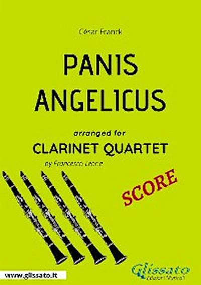 Panis Angelicus - Clarinet Quartet SCORE