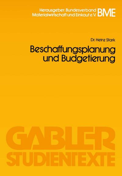 Beschaffungsplanung und Budgetierung