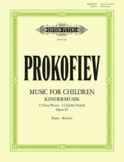 Music for Children: 12 Easy Pieces Op. 65 (Musik fÃ¼r Kinder)