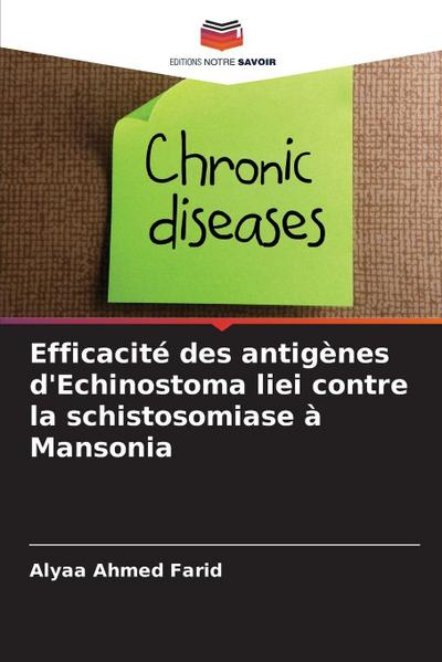 Efficacité des antigènes d’Echinostoma liei contre la schistosomiase à Mansonia