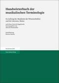 Handwörterbuch der musikalischen Terminologie