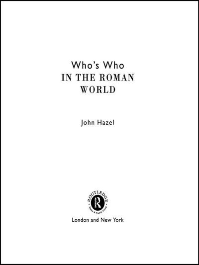Who’s Who in the Roman World