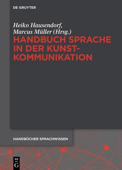 Handbuch Sprache in der Kunstkommunikation