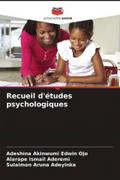 Recueil d’études psychologiques