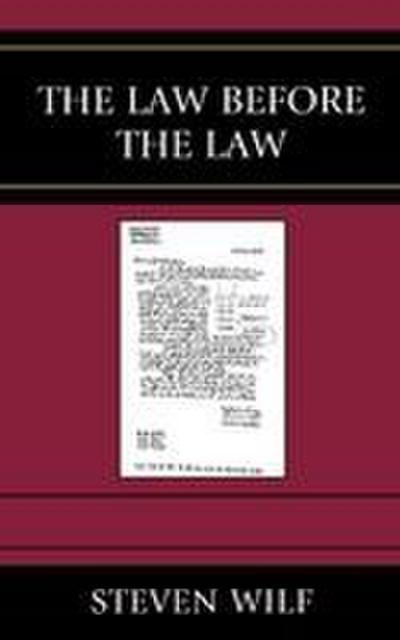 Law Before the Law