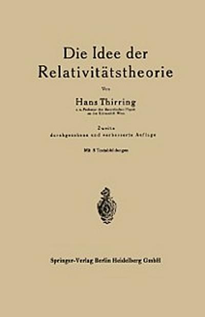 Die Idee der Relativitätstheorie