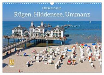 Ostseeinseln Rügen, Hiddensee, Ummanz (Wandkalender 2026 DIN A3 quer), CALVENDO Monatskalender