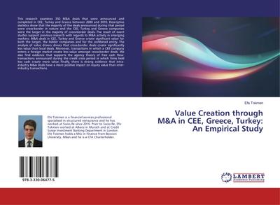 Value Creation through M&A in CEE, Greece, Turkey: An Empirical Study