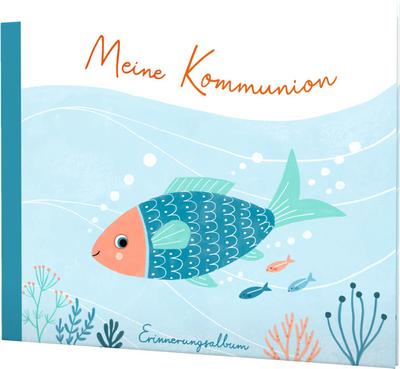 Meine Kommunion: Erinnerungsalbum | Hochwertiges Album für Fotos und Erinnerungen als Geschenk zur Erstkommunion