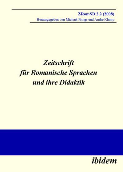 Zeitschrift für Romanische Sprachen und ihre Didaktik