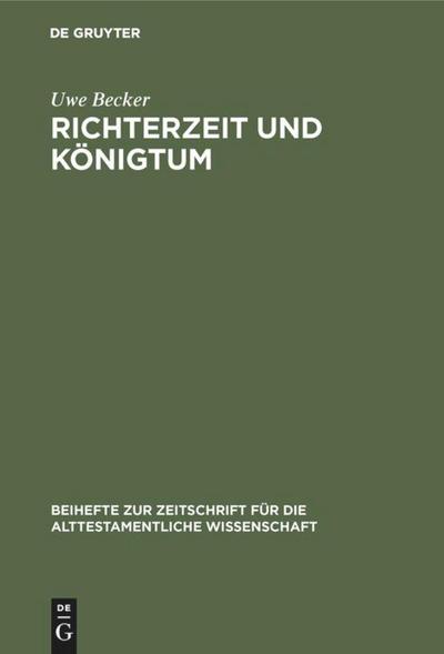 Richterzeit und Königtum