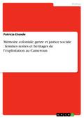 Mémoire coloniale, genre et justice sociale : femmes noires et héritages de l’exploitation au Cameroun